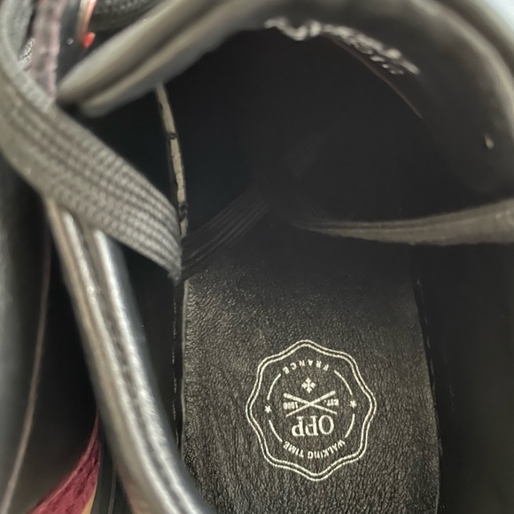 OPP France Men’s Black Hi-Top Sneakers size 8 NWOB - Picture 5 of 8